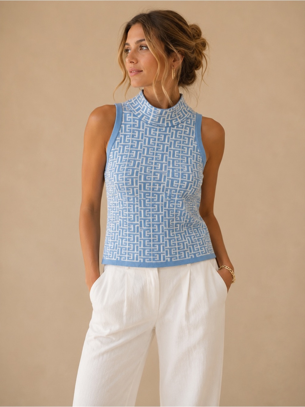Sioni Blue European Top